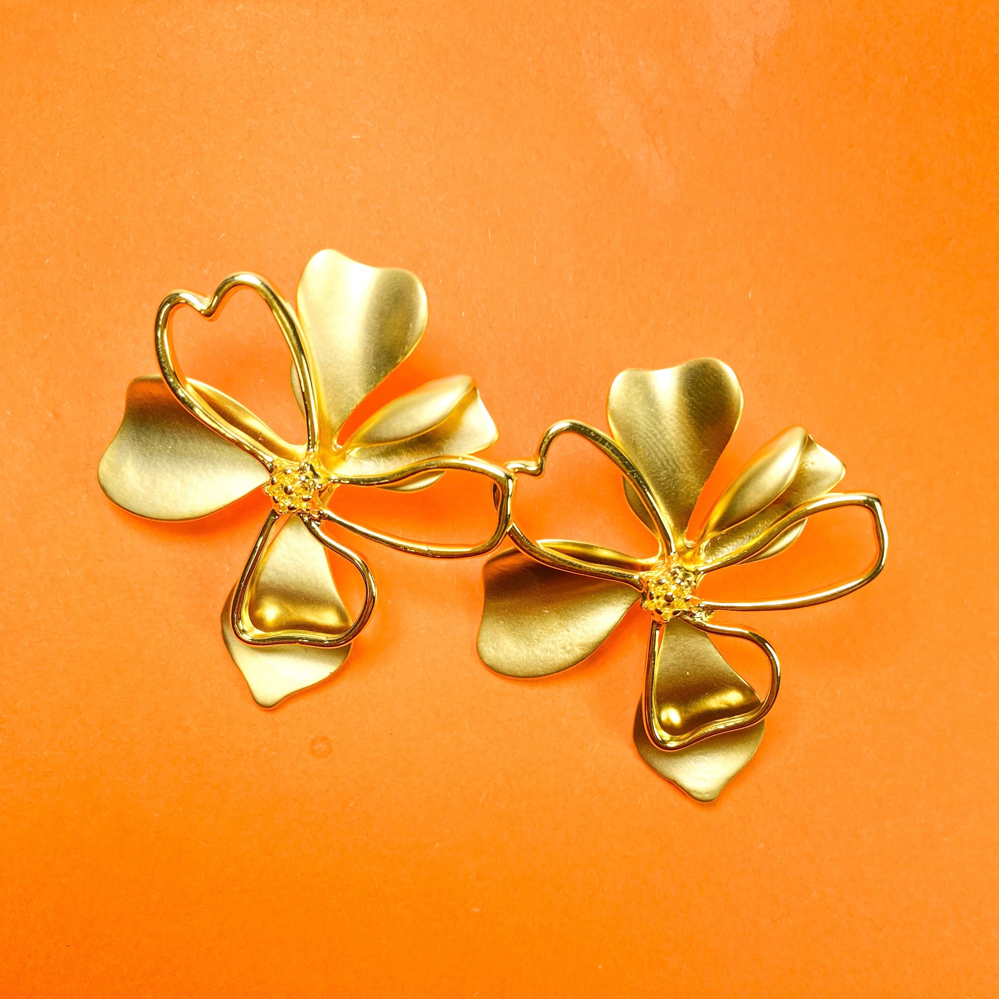 Arete Acero Flor Grande