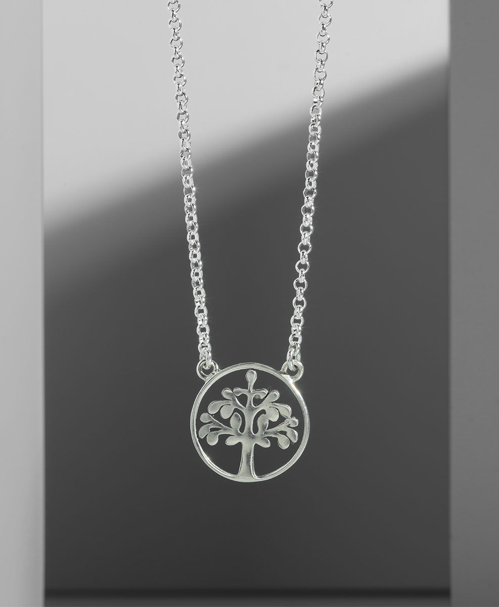 Collar Cadenita Arbol de la Vida Calado