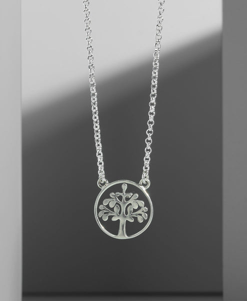 Collar Cadenita Arbol de la Vida Calado