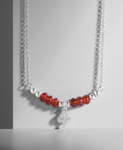 Collar Cadenita Piedras Centrales Dije II