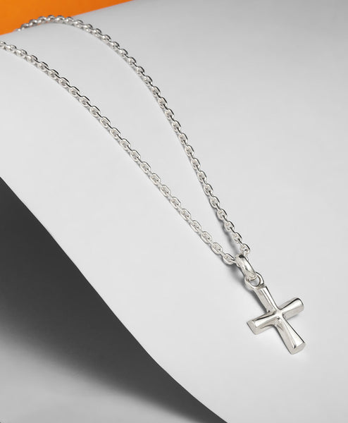 Collar Cadenita Cruz Ochi Grande Simple