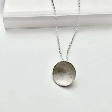 Collar Dije Circulo Colgante Rustico