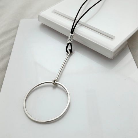 Collar Cuero Aro Grande