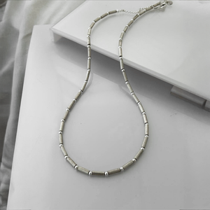 Collar Tubitos Cortos Satinados