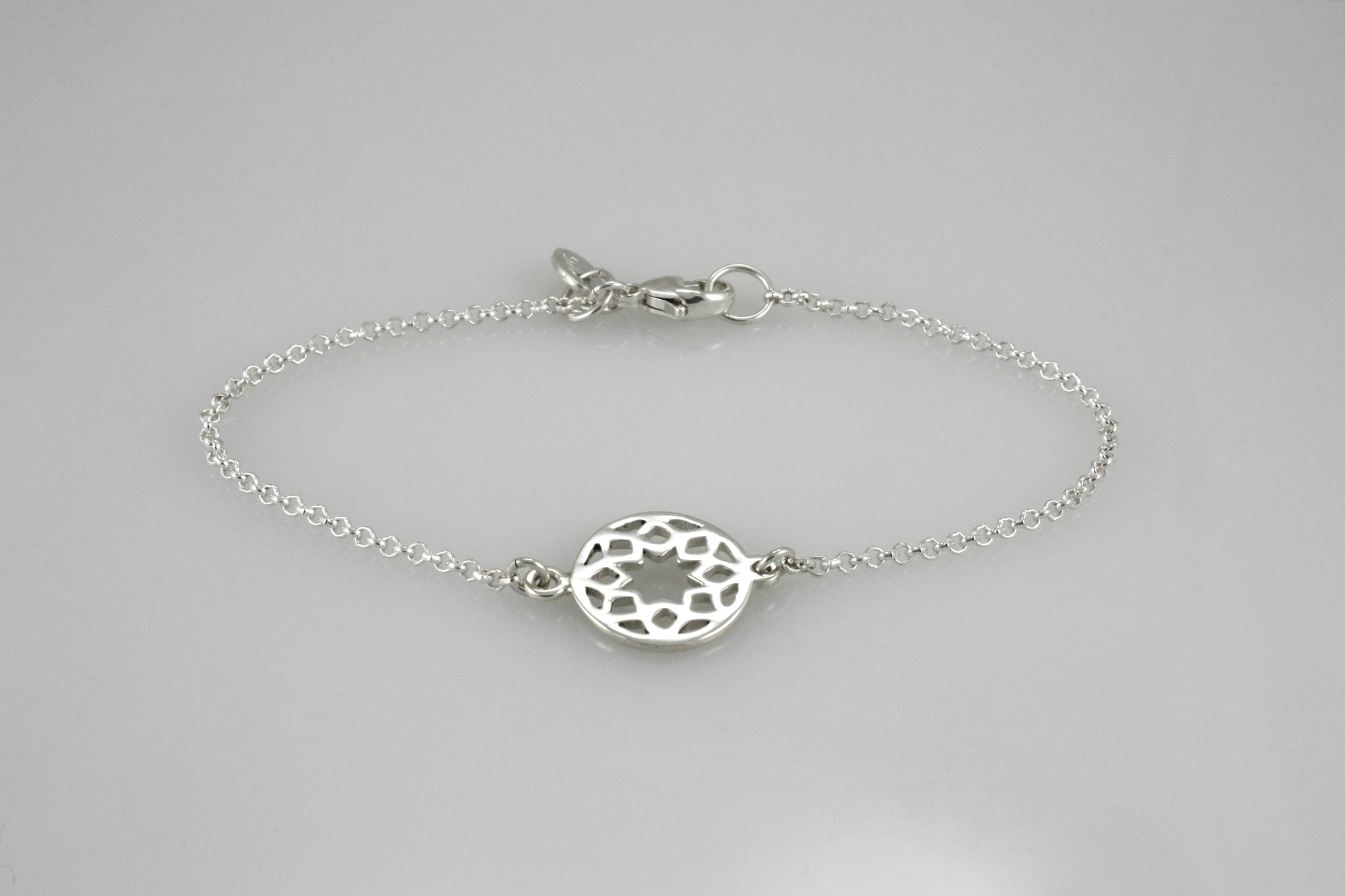 Pulsera Cadenita Circulo Mandala