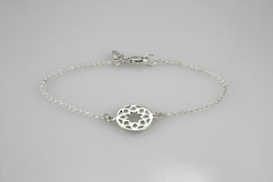 Pulsera Cadenita Circulo Mandala