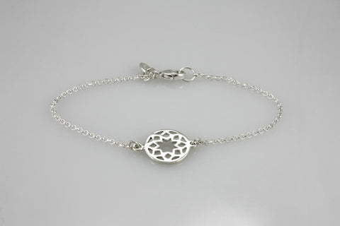 Pulsera Cadenita Circulo Mandala