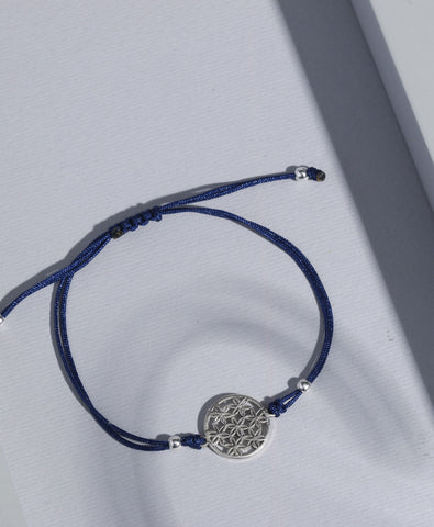Pulsera Hilo Dije Plata