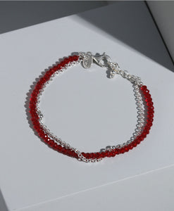 Pulsera Doble Cadenita Bolita