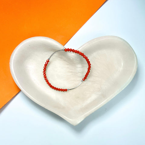 Pulsera Tubitos Piedritas