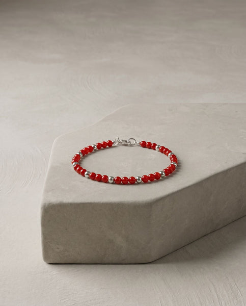 Pulsera Bolitas Usa Trio Piedritas