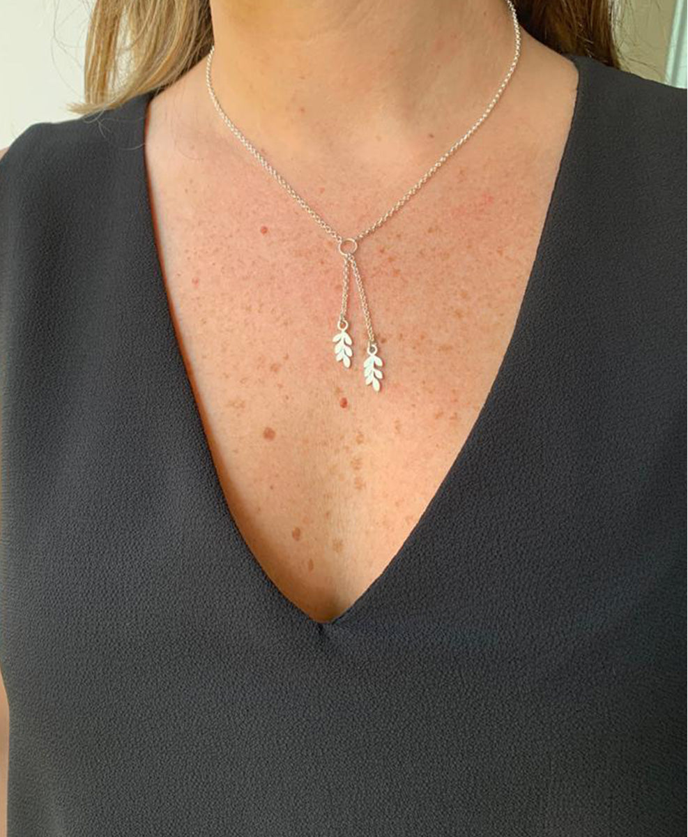 Collar Cadenita 2 Ramitas Chicas