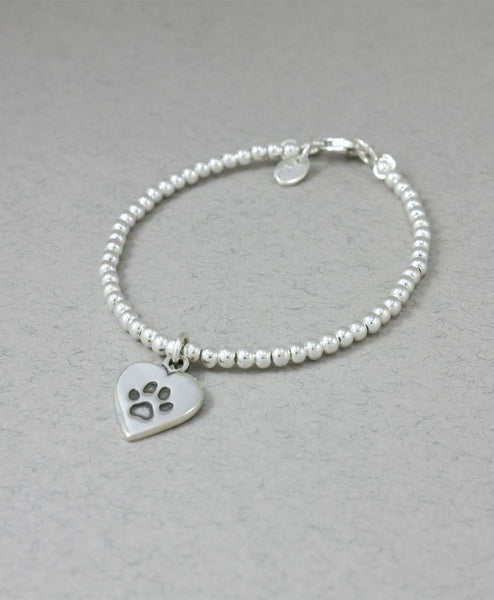 Pulsera Bolitas Broche Love My Dog