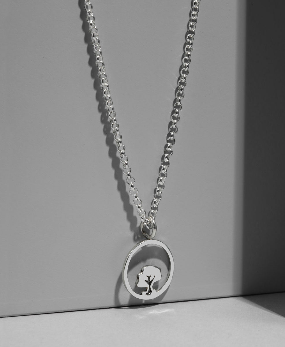 Collar Cadenita Arbol de la Vida Liso