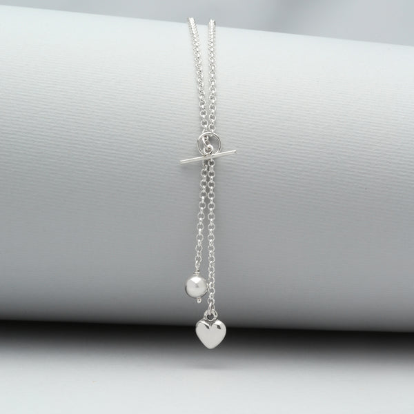 Collar Lariat Cadenita Dijes