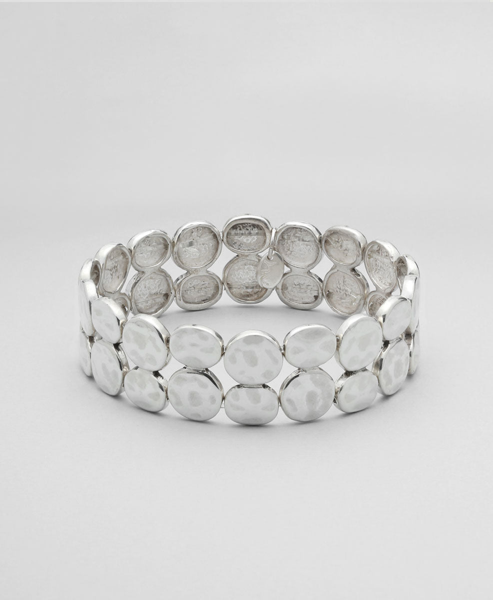 Pulsera Chapitas Doble