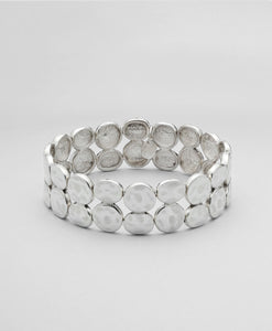 Pulsera Chapitas Doble