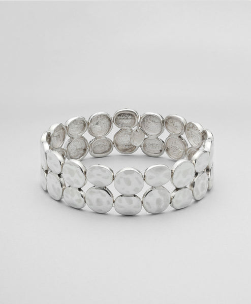 Pulsera Chapitas Doble