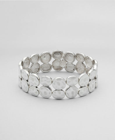 Pulsera Chapitas Doble