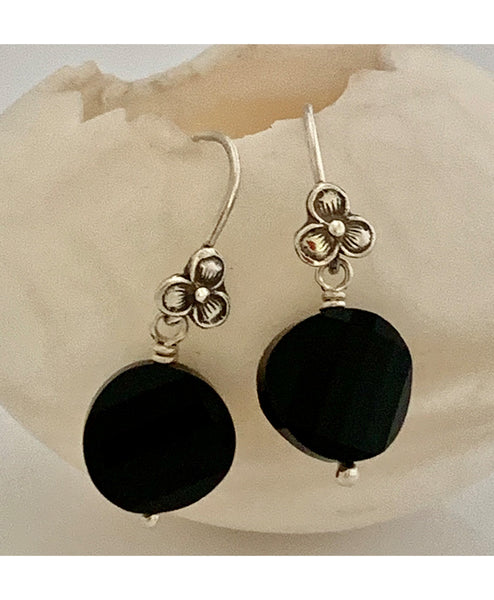 Arete Trebolin Colgante Piedra