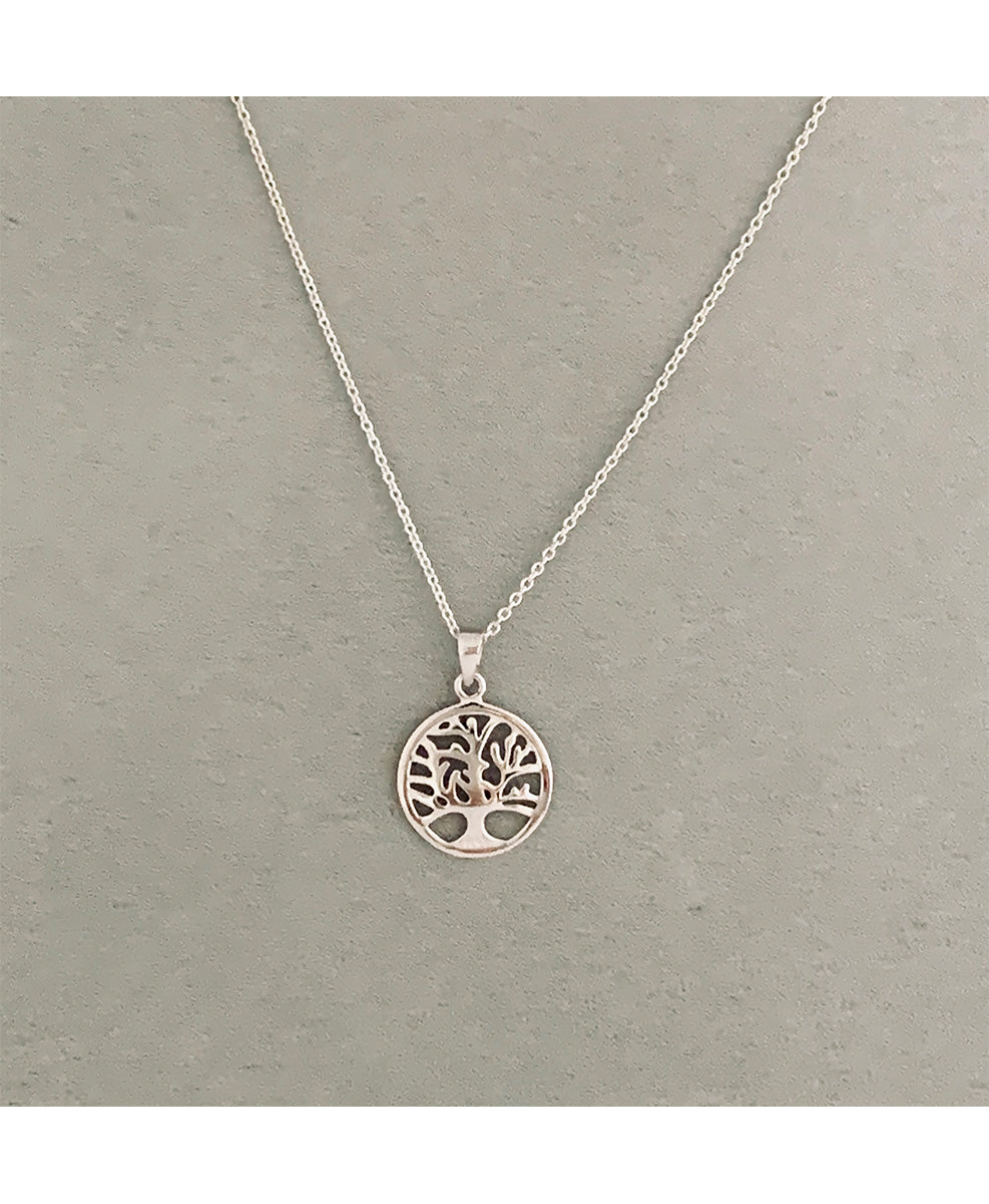 Collar Cadenita Arbol de la Vida Circulo