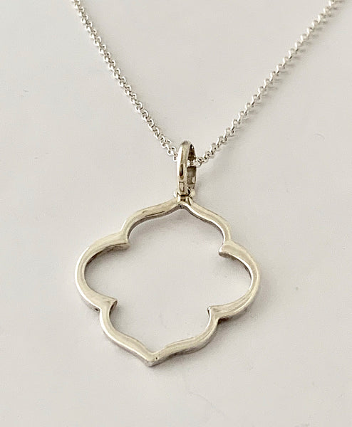 Collar Cadena Prisma Dije Arabe Grande