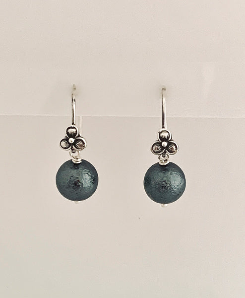 Arete Trebolin Colgante Piedra