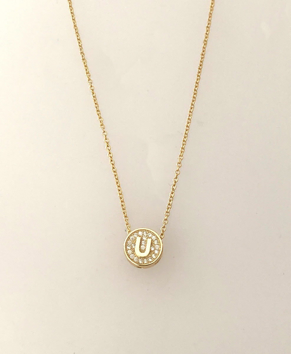 Collar Dorado Inicial