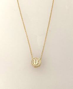Collar Dorado Inicial