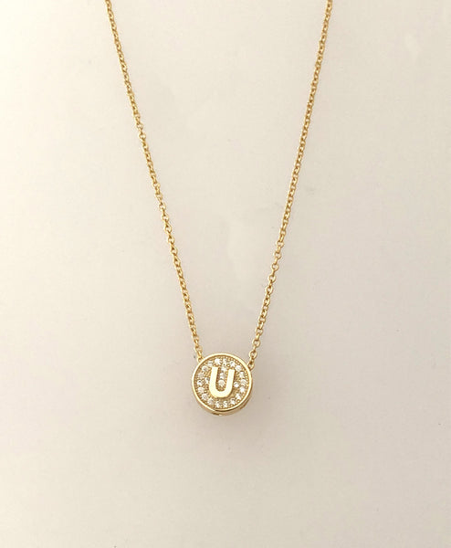 Collar Dorado Inicial