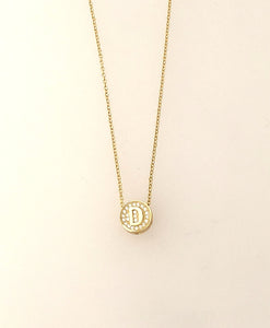 Collar Dorado Inicial