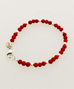 Pulsera Bolitas Usa Trio Piedritas