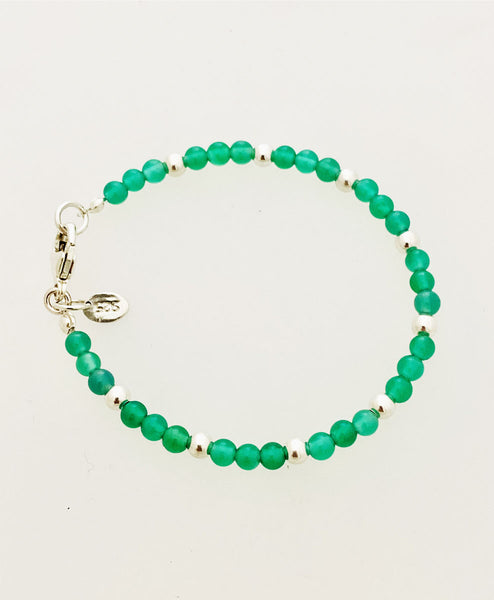 Pulsera Bolitas Usa Trio Piedritas