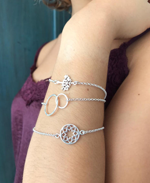 Pulsera Cadenita Circulo Mariana II