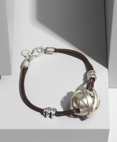 Pulsera Bola Cinta Satinada