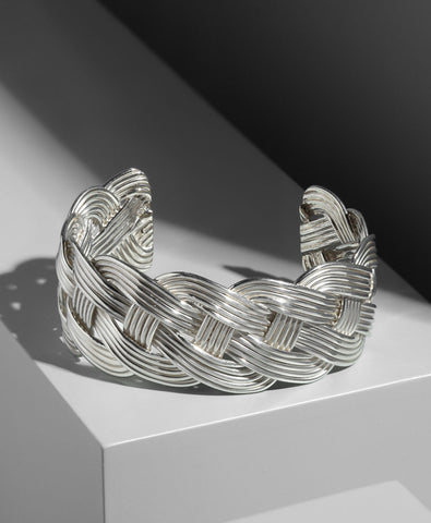 Pulsera Brazalete Trenza Hilos