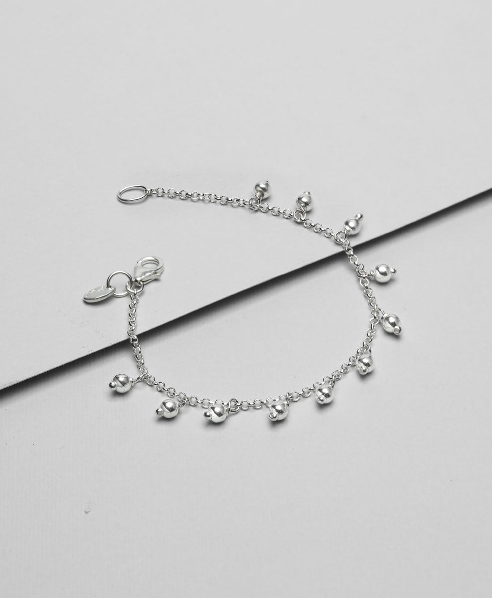 Pulsera Cadenita Bolitas Usa