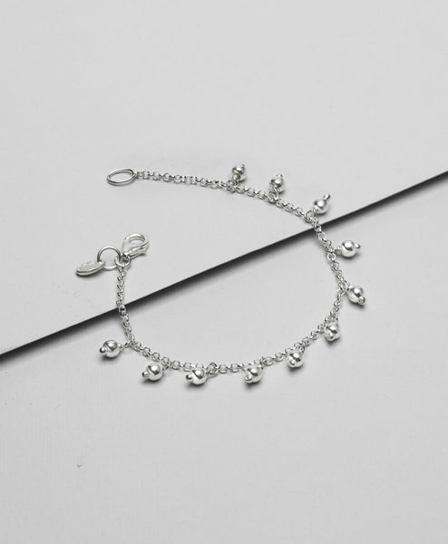 Pulsera Cadenita Bolitas Usa