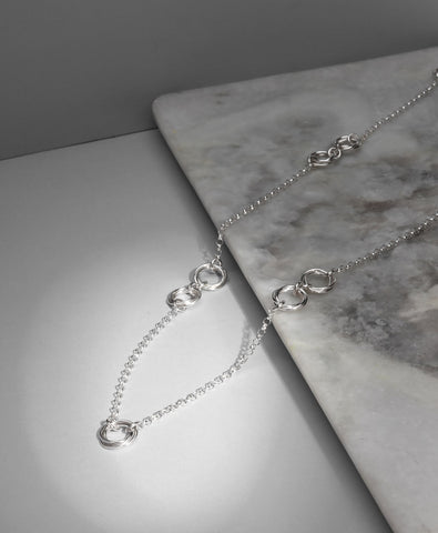 Collar Largo Dije Múltiple