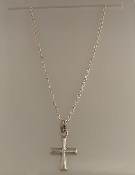 Collar Cadenita Cruz Ochi Grande Simple