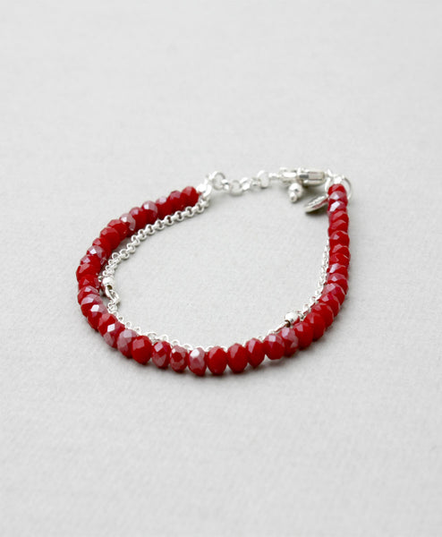 Pulsera Doble Cadenita Bolita