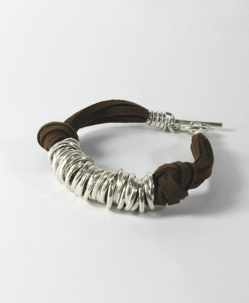 Gamuza Argollas Dobles - Joyería Mili Blume