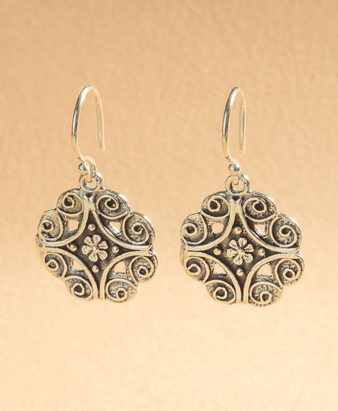 Círculo Floreado Colgante II - Joyería Mili Blume